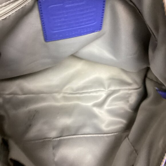 Coach Madison Crisscross Leather Sophia Satchel Shoulder Bag - Picture 12 of 14